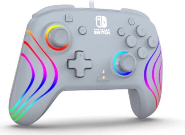 PDP Afterglow WAVE - Wired Controller - Grå - Nintendo Switch