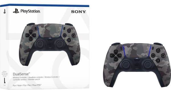 Sony PS5 DualSense trådlös handkontroll - Grå Camo
