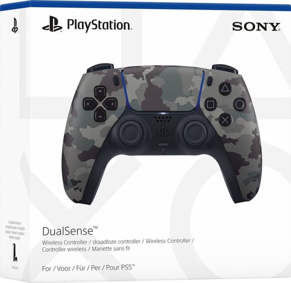 Sony PS5 DualSense trådlös handkontroll - Grå Camo