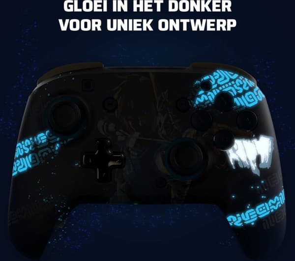 PDP Gaming Rematch Wireless Controller - Link Hero Glow in the Dark (Nintendo Switch)