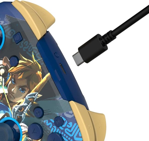 PDP Gaming Rematch Wireless Controller - Link Hero Glow in the Dark (Nintendo Switch)
