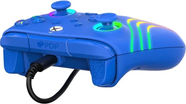 PDP - Afterglow Wave Blue Wired Controller til Xbox Series X|S, Xbox One og Windows 10/11