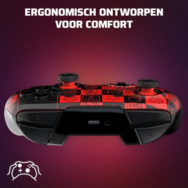 PDP Gaming Rematch Wireless Controller - Super Icon Glow in the Dark (Nintendo Switch)