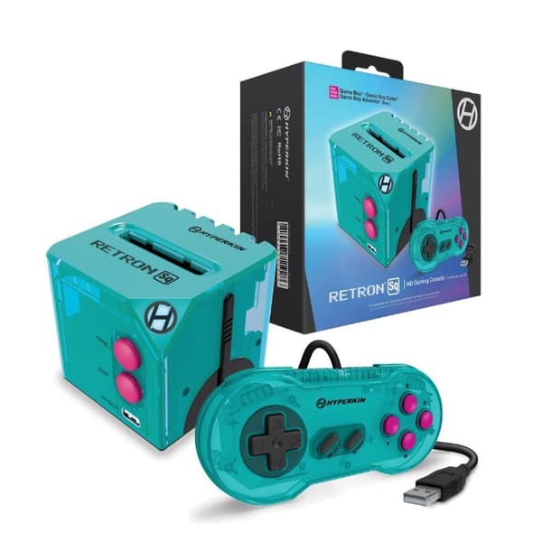 Hyperkin Gaming Retron Sq Hyper Beach Retrospilkonsol Blå One Size / EU Plug