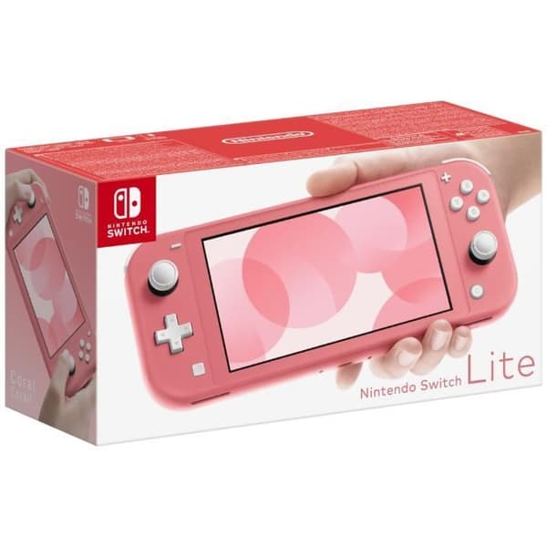 Nintendo Switch Lite bärbar konsol • Coral Korall