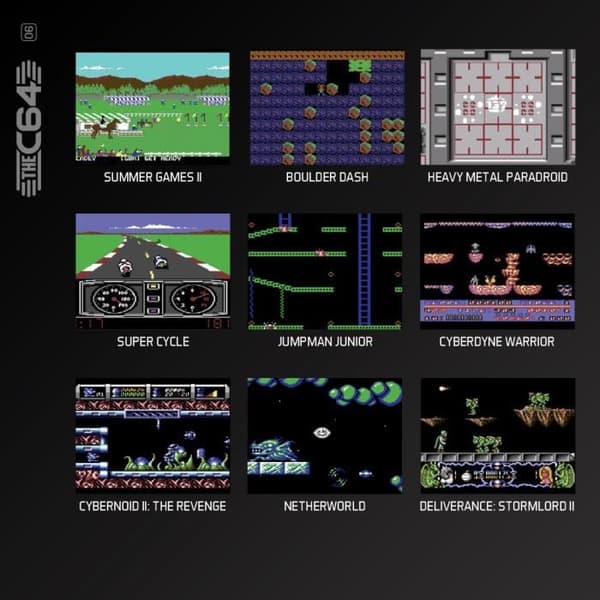 Spelcartusch - Blaze - The C64 Collection 3 - 13 klassiska spel - Kompatibel med Evercade - Svart