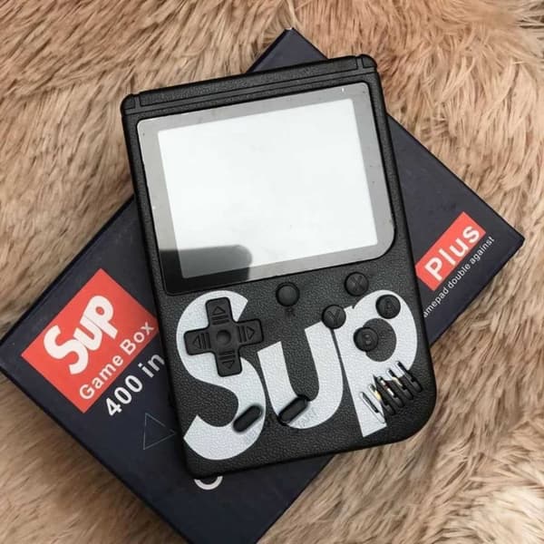 3" Mini Retro håndholdt spilkonsol 400-i-1 32-bit sort