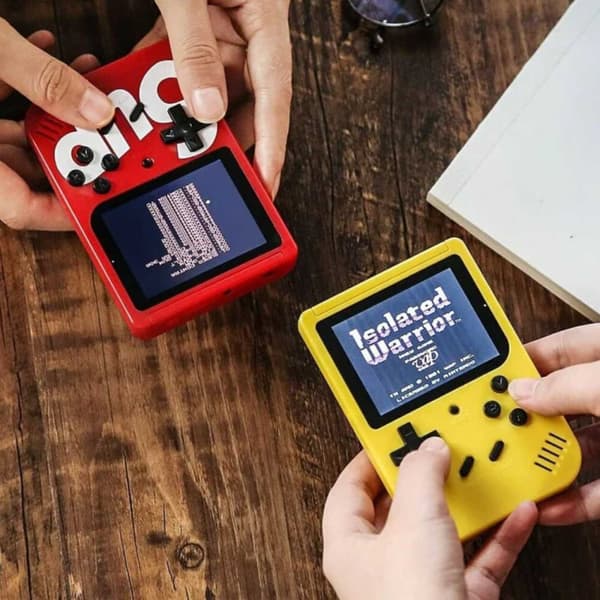 3" Mini Retro håndholdt spilkonsol 400-i-1 32-bit sort