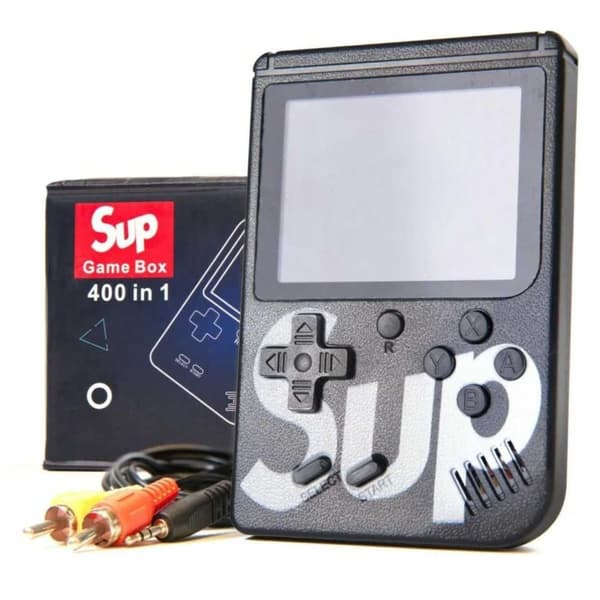 3" Mini Retro håndholdt spilkonsol 400-i-1 32-bit sort 3" Mini Retro håndholdt spilkonsol 400-i-1 32-bit sort