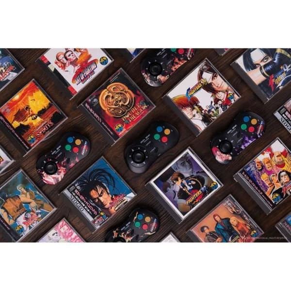 Manett Bluetooth - 8Bitdo - Iori Yagami - Kompatibel med PC, Android, Neo Geo Mini - SNK Edition - Vit
