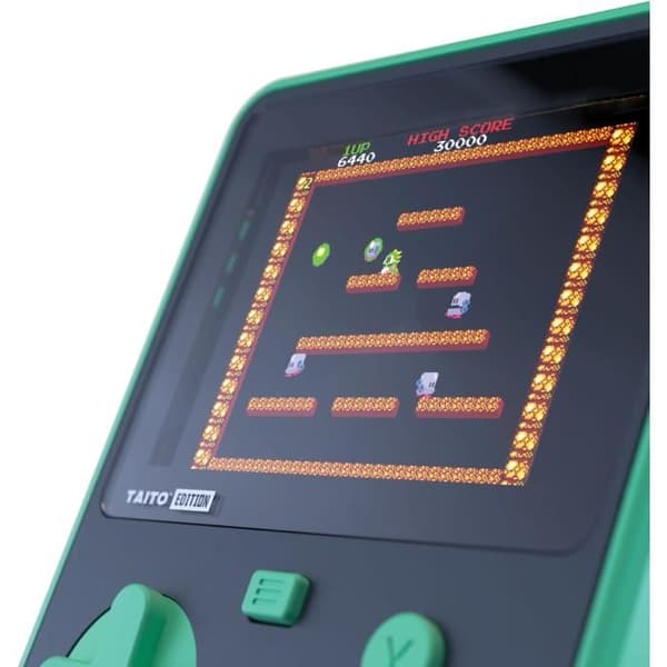Retrogaming-konsol - BARA FÖR SPEL - Taito Super Pocket - 18 integrerade klassiska spel - Evercade-kompatibel: Mer än 350 spel
