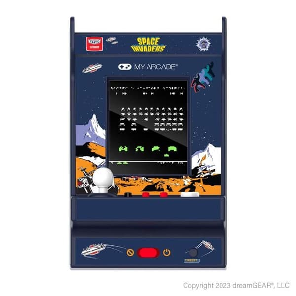 Bärbar konsol - RETROGAMING - Nano Player Pro - 4.8" - Vit färg - Pac Man-licens