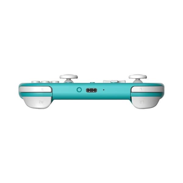 Spel, tillbehör och konsoler Retrogaming-8BitDo Lite 2 Turquoise Bluetooth Controller för Nintendo Switch, Raspberry, Android och Wind