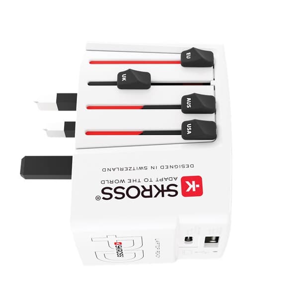 Rejseadapter World USB Charger AC65PD