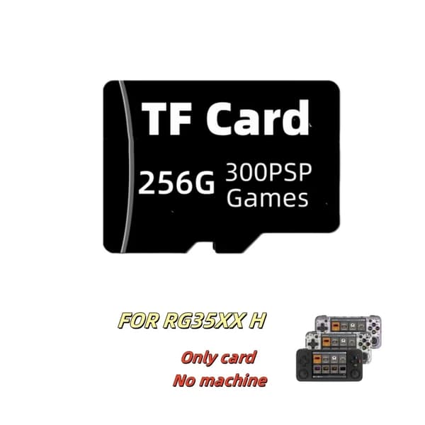 TF-kort til klassisk spil, 256G lagerplads, 300+ PSP-spil,256G 300 PSP Spil