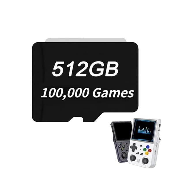 ANBERNIC RG353V TF-kort, 256GB med 51.000 spil, 512GB med 100.000 spil,512G 100000spil