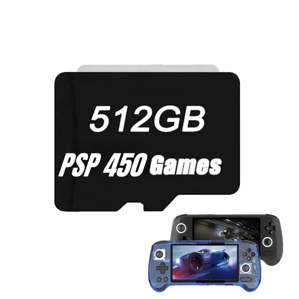 Kantava pelikortti, 512GB tallennustilaa, 61000 klassista peliä,512G 61000 PELIÄ 512G PSP GAMES