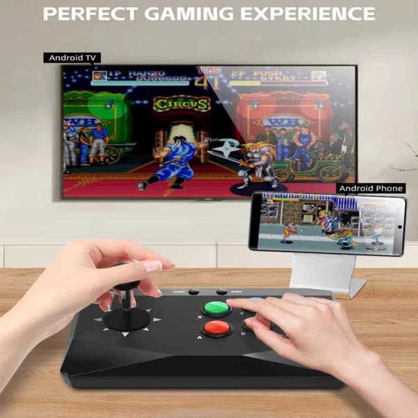 Trådlös Joystick Retro TV-Spel Fighting Spelkonsol 20000 Spel
