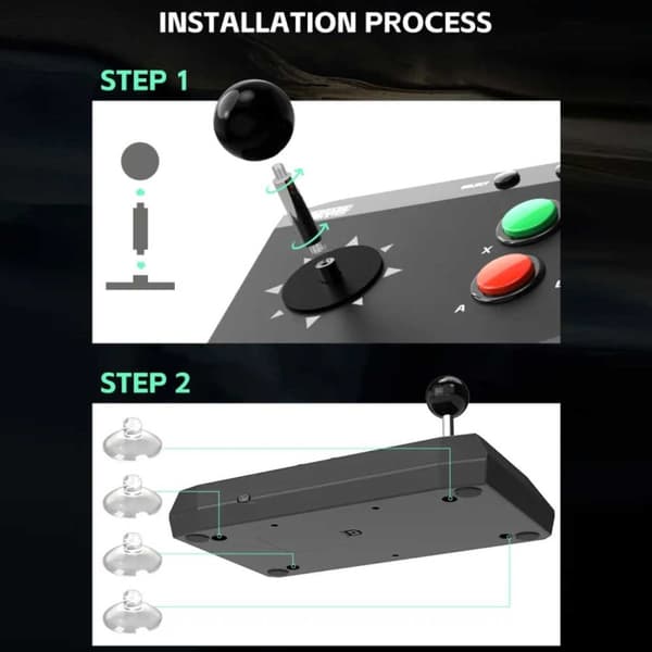 Trådlös Joystick Retro TV-Spel Fighting Spelkonsol 20000 Spel