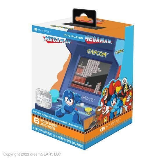 Picco Player 3,7" Megaman-konsol-RETROGAMING Multifärg