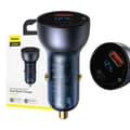 Miniatyrbilde 11 av 11: Baseus Particular Digital Display billader med display, USB + USB-C, QC3.0+PD, 5A, 65W (grå)