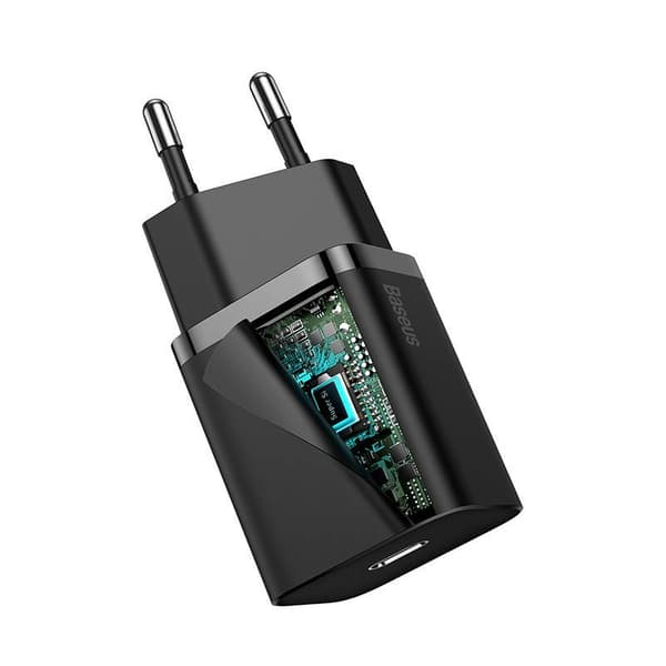 Baseus Super Si Quick Charger 1C 20W (sort)