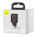 Miniatyrbillede 8 af 10: Baseus Super Si Quick Charger 1C 20W (sort)