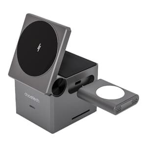 Choetech T632-F 3-in-1 15W induktiivinen laturi (musta)