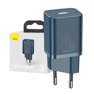 Baseus Super Si Quick Charger 1C 20W (blå) Blå
