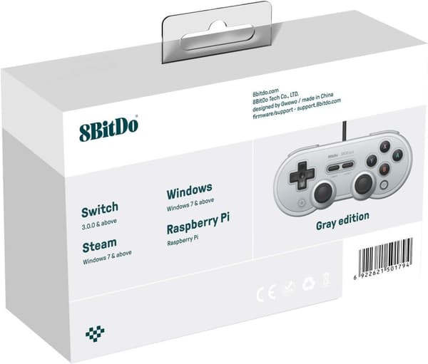 SN30 Pro USB Gamepad Gray Edition (8BitDo)