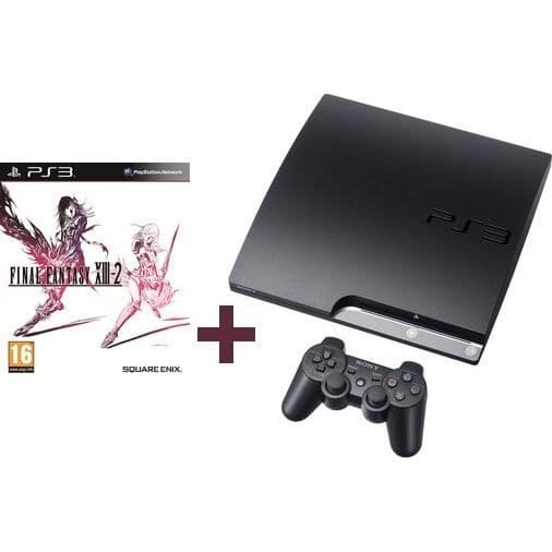 Konsol PS3 160 GB Svart + FINAL FANTASY XIII-2- REFURBISHED