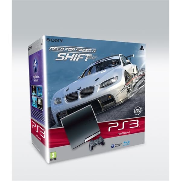 PACK KONSOL SONY PS3 Slim 250 Gb / Go + spelet Ne- REFURBISHED