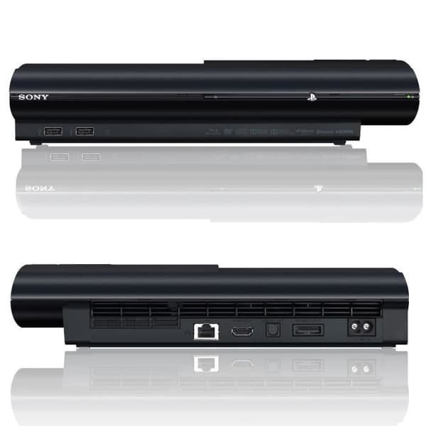 PS3-konsol - Sony - Ultra Slim - 12 GB - Svart - Pack- REFURBISHED