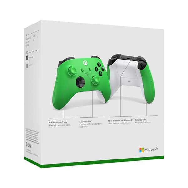 Microsoft Xbox Wireless Controller Grön Bluetooth/USB Gamepad Analog/Digital Android, PC, Xbox One, Xbox Series S, Xbox Series X, iOS
