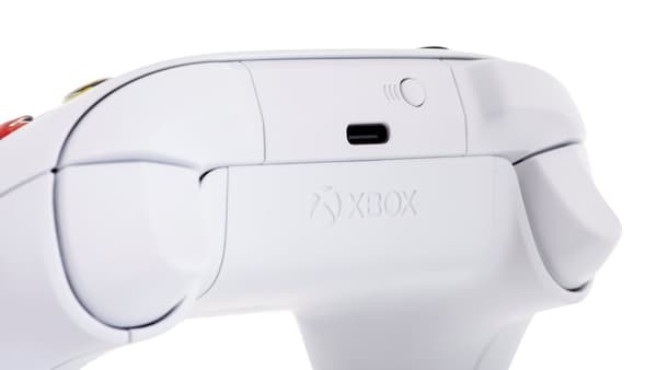Microsoft Xbox trådlös handkontroll vit spelkontroll Xbox Series S, Xbox Series X, Xbox One, Xbox One S, Xbox One X analog/digital Bluetooth/USB