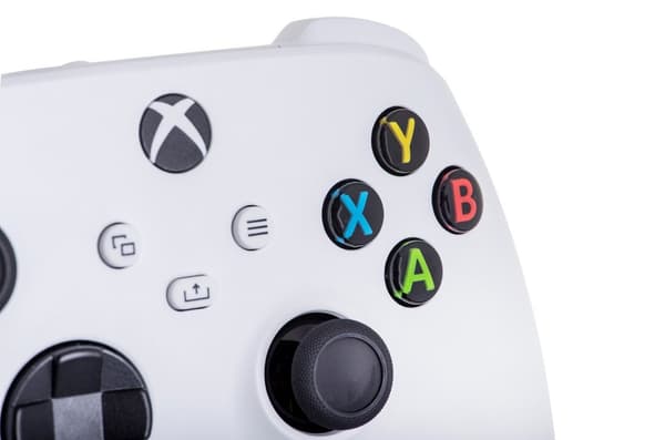 Microsoft Xbox trådlös handkontroll vit spelkontroll Xbox Series S, Xbox Series X, Xbox One, Xbox One S, Xbox One X analog/digital Bluetooth/USB