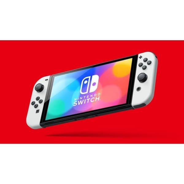 NINTENDO Switch OLED 64 GB vit - Renoverad - Mycket bra skick- REFURBISHED