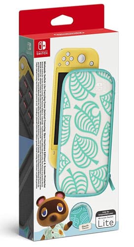 Nintendo Switch Lite Animal Crossing: New Horizons Carrying Case &amp; Screen Protector