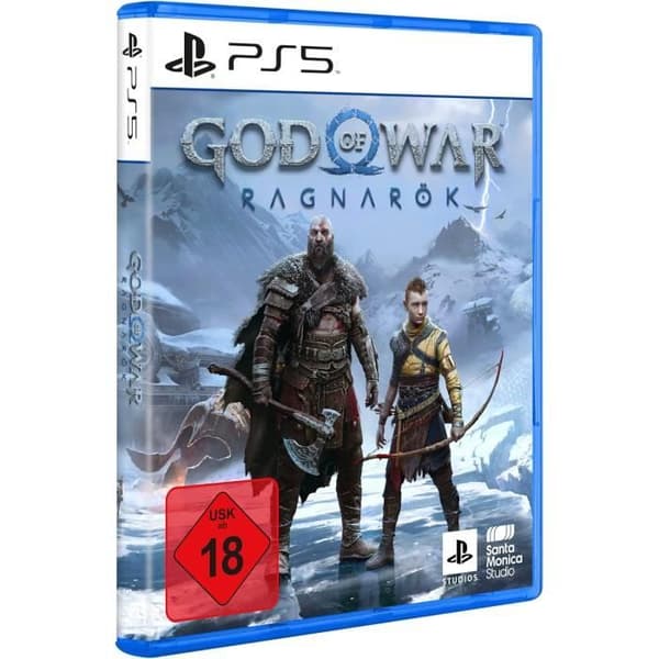 Datorspel - God of War - Ragnarök - PlayStation 5 - 100% Oklippt - Standardutgåvan - Svart
