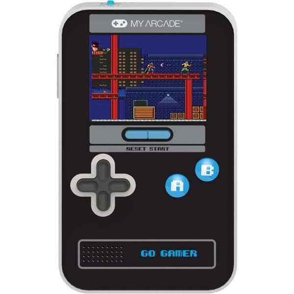 Bärbar konsol - My Arcade - GO Gamer - Blå/Svart - 300 spel - Skärm 6,3 cm