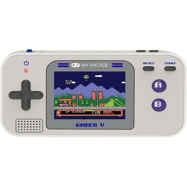 Bärbar konsol - My Arcade - Classic Gamer V - 220 spel - Lila/Grå - 6,3 cm skärm