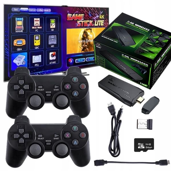 Spelkonsol - ARHATREYA - M8 - 64GB - 20 000 spel - Dubbel trådlös kontroller