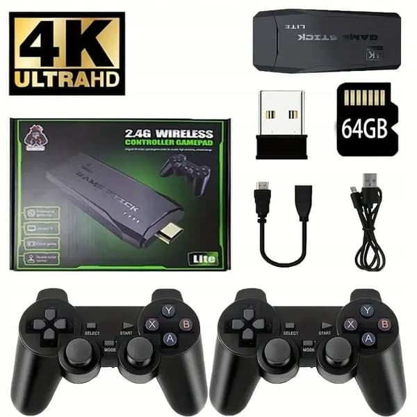 Spelkonsol - ARHATREYA - M8 - 64GB - 20 000 spel - Dubbel trådlös kontroller