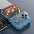 Miniatyrbillede 2 af 2: D008 Retro Håndholdt Spilkonsol, 3,5 Tommer Skærm, 640x480 Opløsning,128G, Blå T