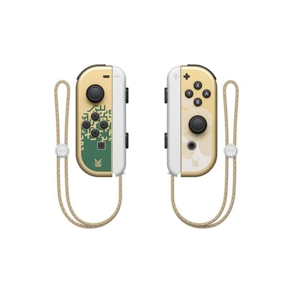 "Konsol Nintendo Switch OLED The Legend of Zelda: Tears of the Kingdom Version HK Original UK-laddare + UK-FR-adapter"