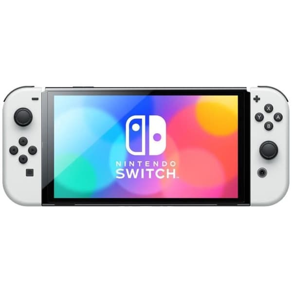 Nintendo Switch-konsol - OLED-modell • Vit