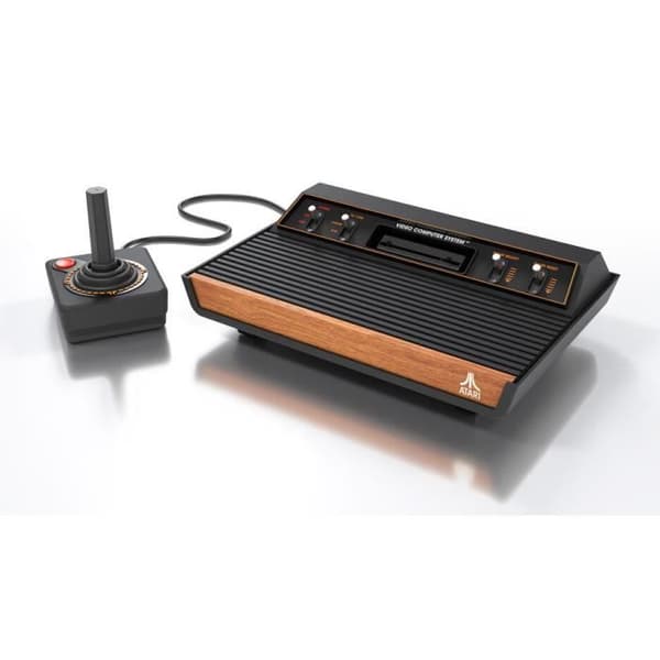 Konsol Rétrogaming - Atari - 2600 Plus - Svart - 10 Spel Inkluderade - Standardutgåvan