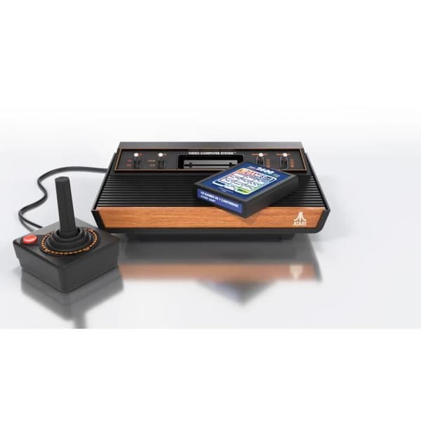 Konsol Rétrogaming - Atari - 2600 Plus - Svart - 10 Spel Inkluderade - Standardutgåvan