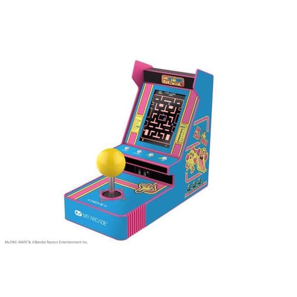 Min Arcade - Joystick Spelare Bärbar Ms. Pac-Man