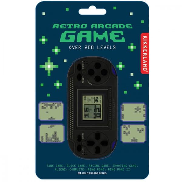Mini retro arkadspel - Kikkerland - Svart -